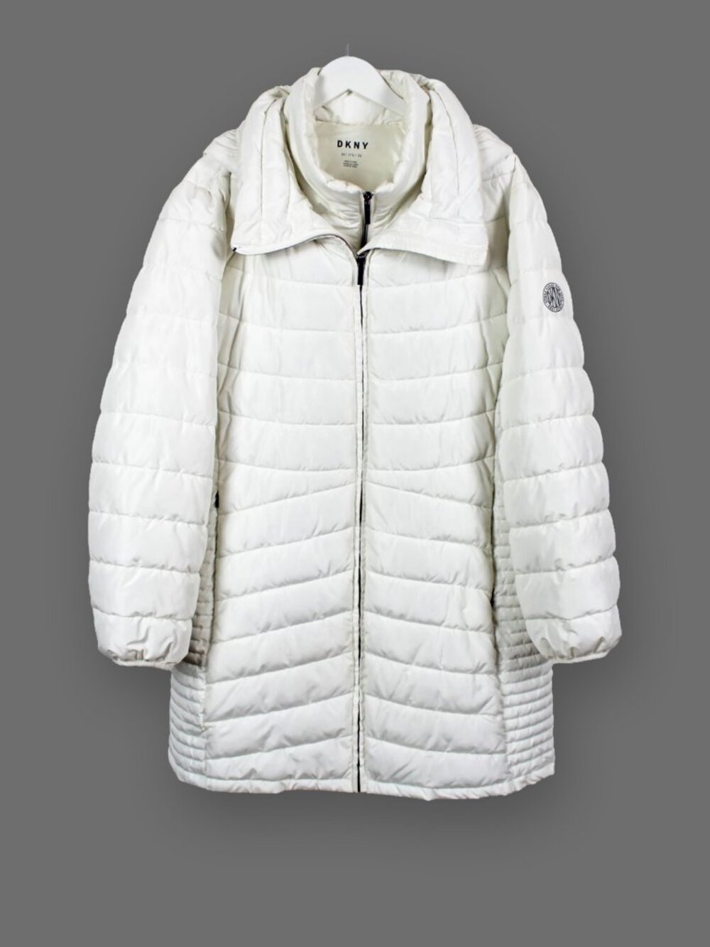 DKNY Hooded Built-in Vest Puffer Coat Size 3X